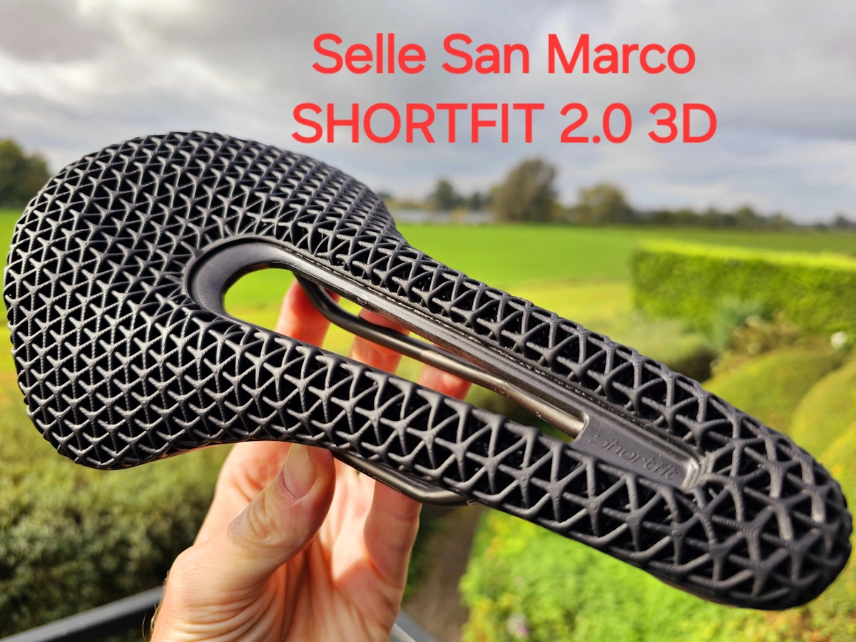 Fijne zadel Selle San Marco Shortfit 2.0 in 3D