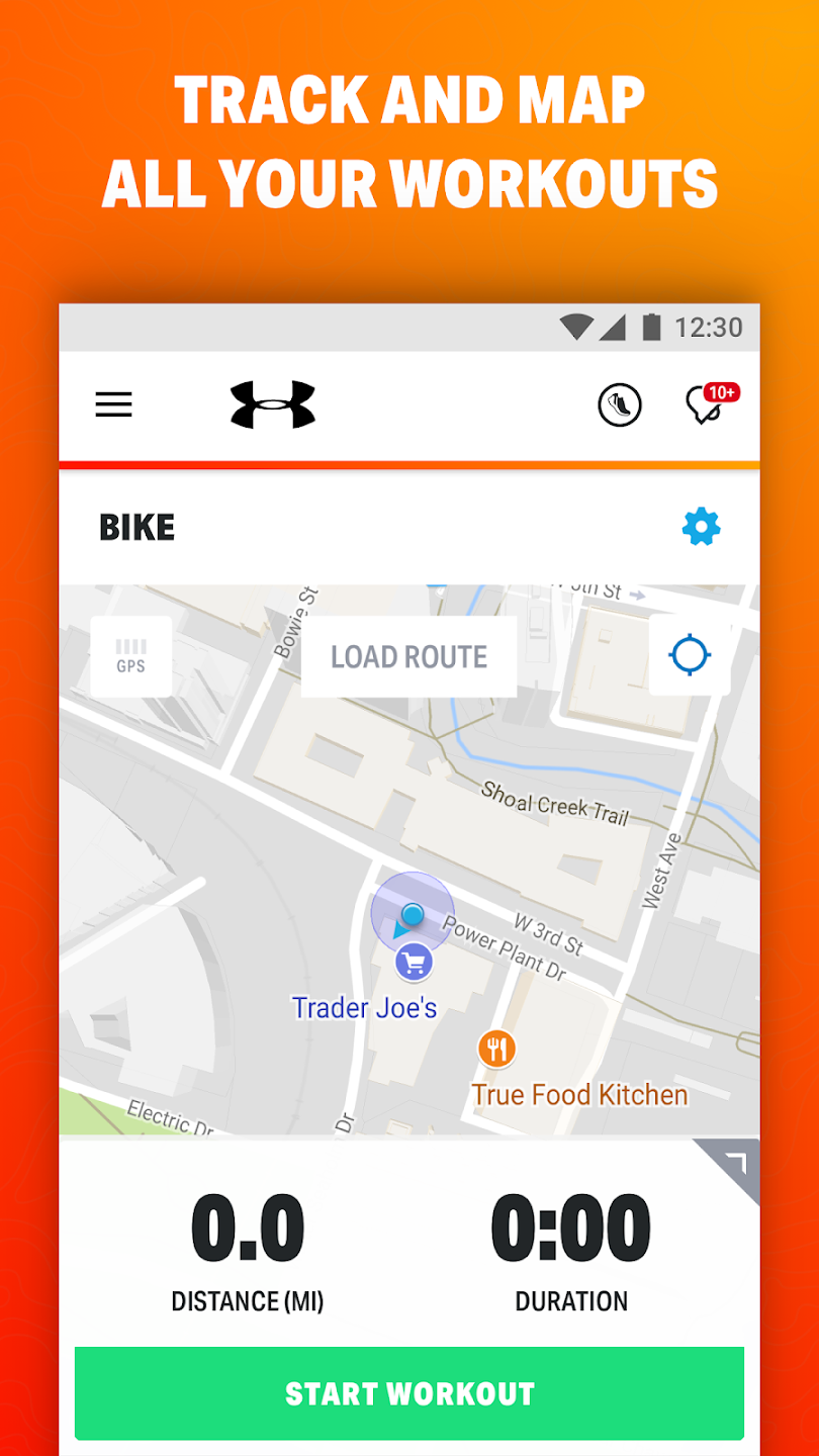 MapMyRide voor fietsen