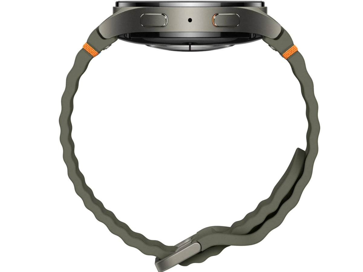 Samsung Galaxy Watch 7 van de zijkant