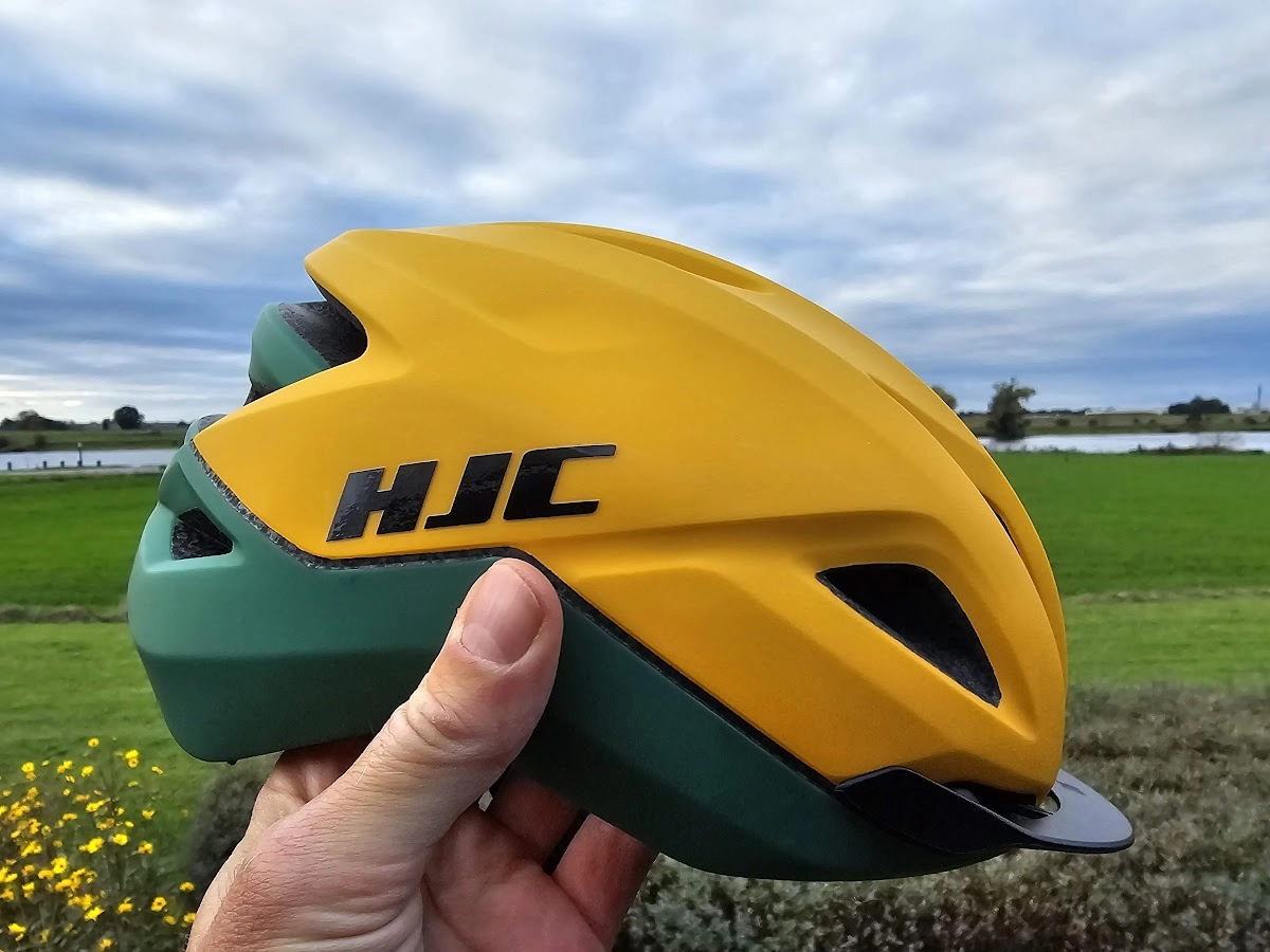 Urban geel groene HJC helm