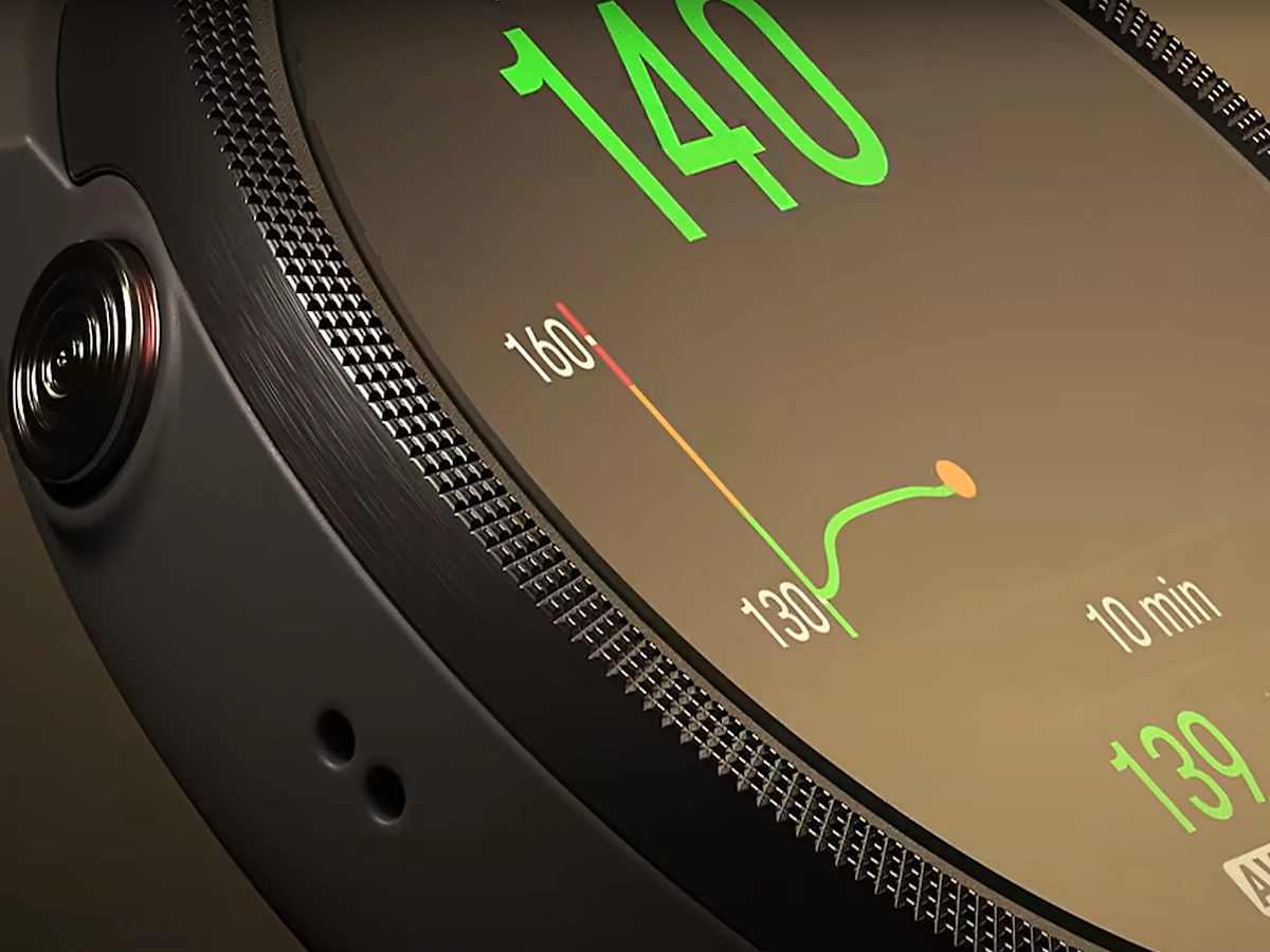 Scherm meting stats op de Polar M3