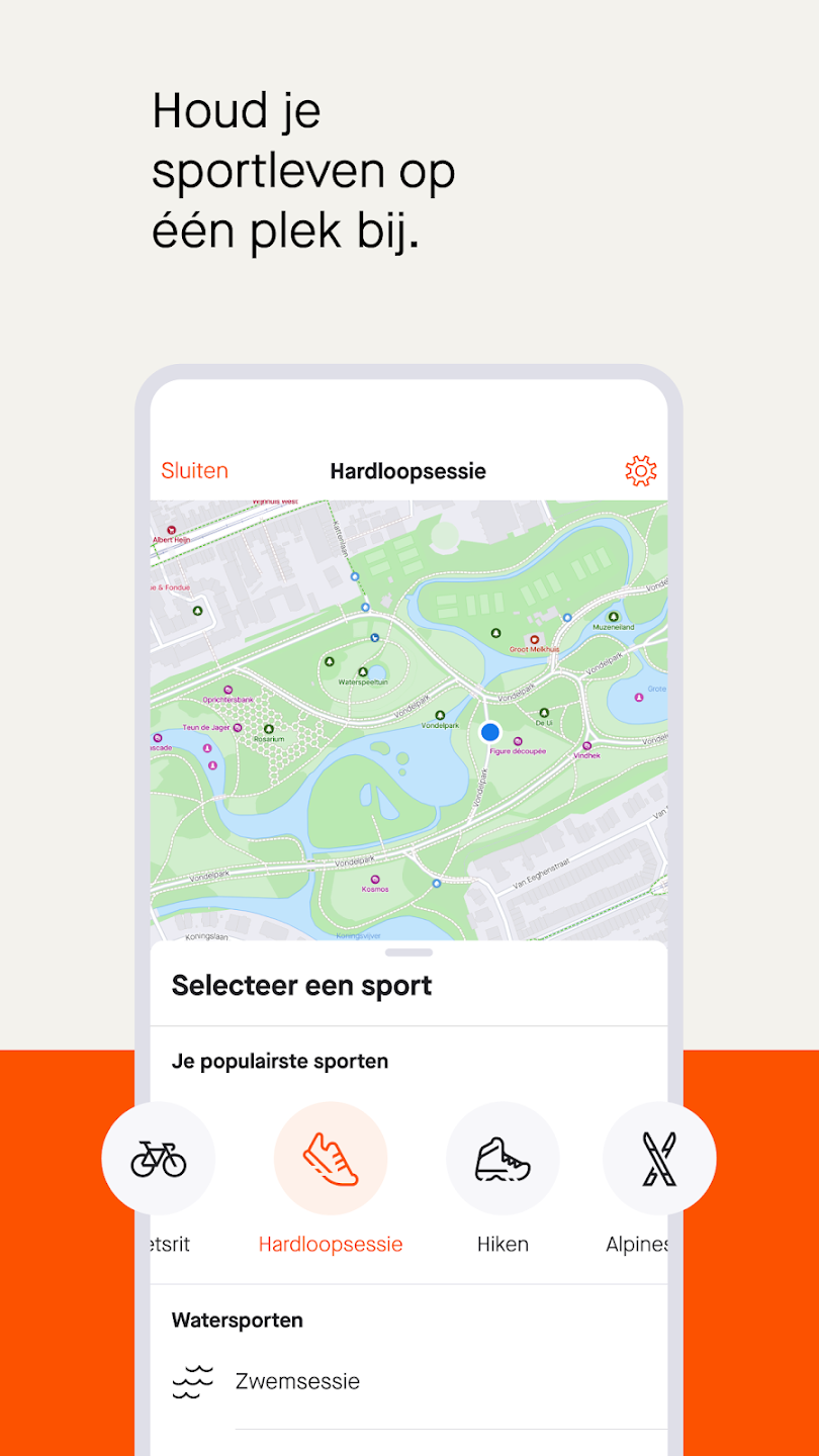 Sporten met Strava